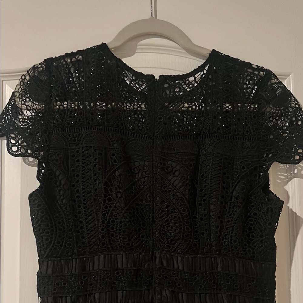 White House Black Market Black A-Line Cocktail Dress - Picture 3 of 4